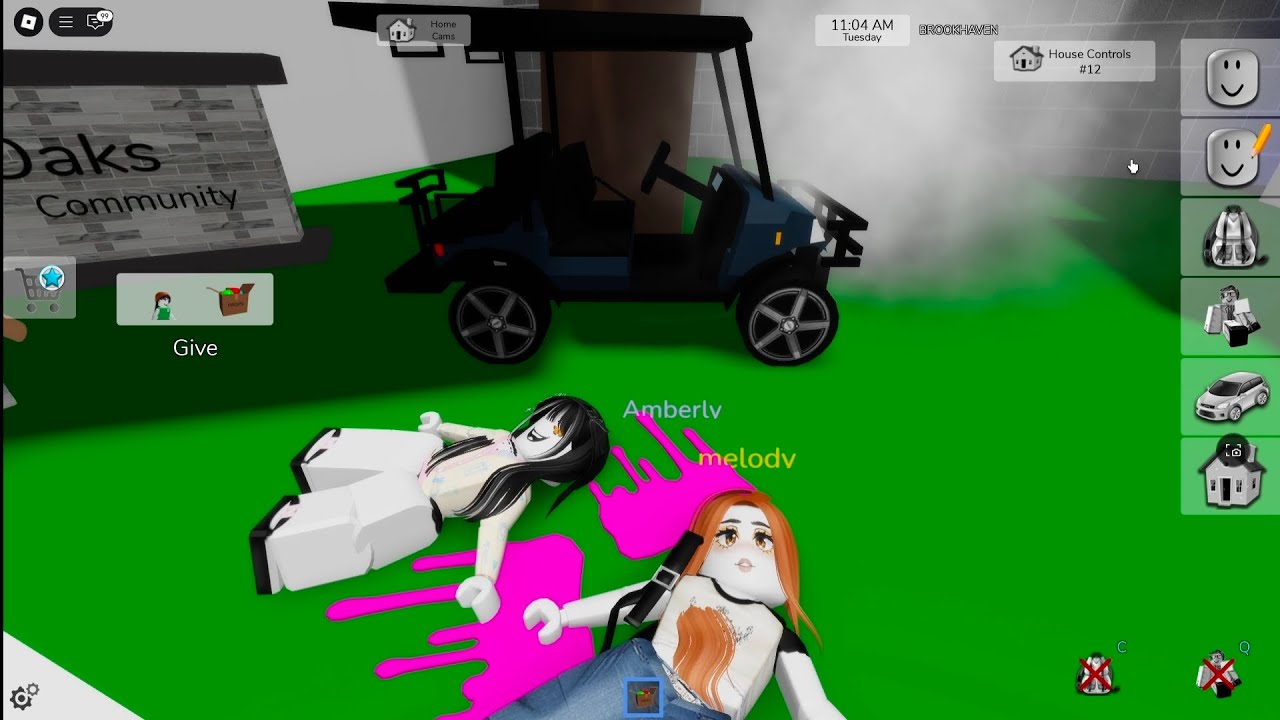 Drama Roblox Rombongan Mobil Camping Menabrak Pohon Melody & Aluna & Melody Masuk Rumah Sakit 😭