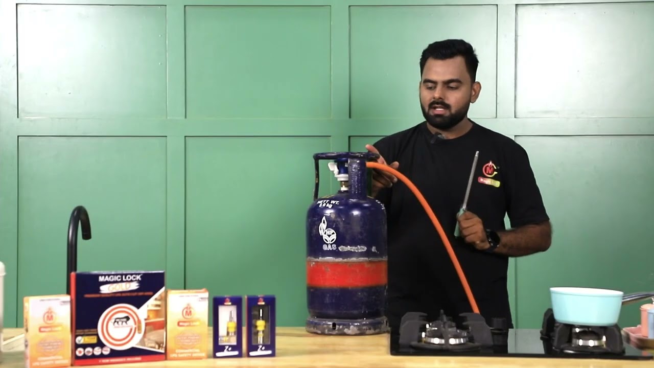HOW TO INSTALL MAGIC LOCK DEVICE IN YOUR HOSE PIPE | HINDI | GAS SAFETY DEVICE INSTALLATION