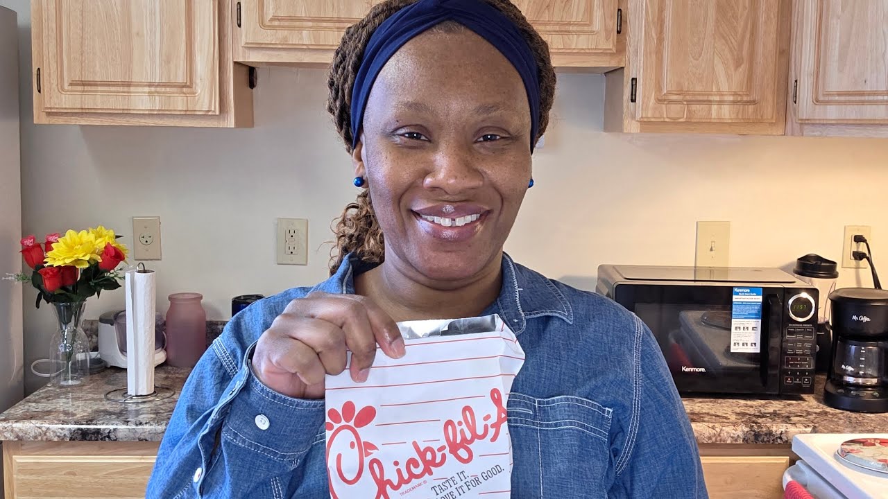 Teatime Tuesday with Chick Fila Sandwich 