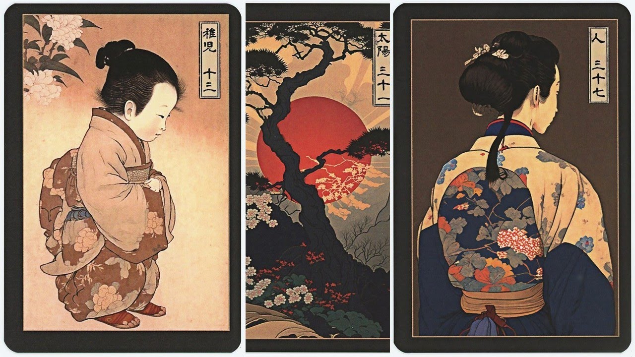UKIYO-E Style Lenormand - full flip through