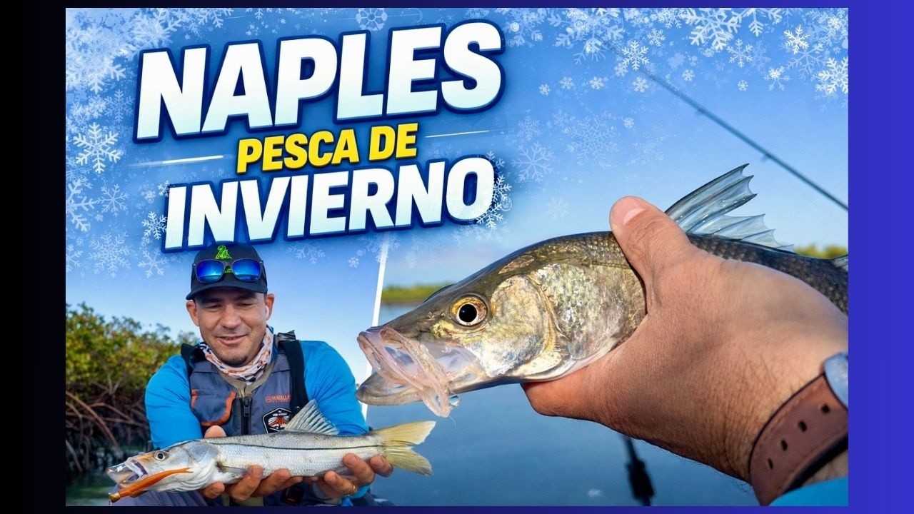 Pesca Kayak en Naples, (Invierno)
