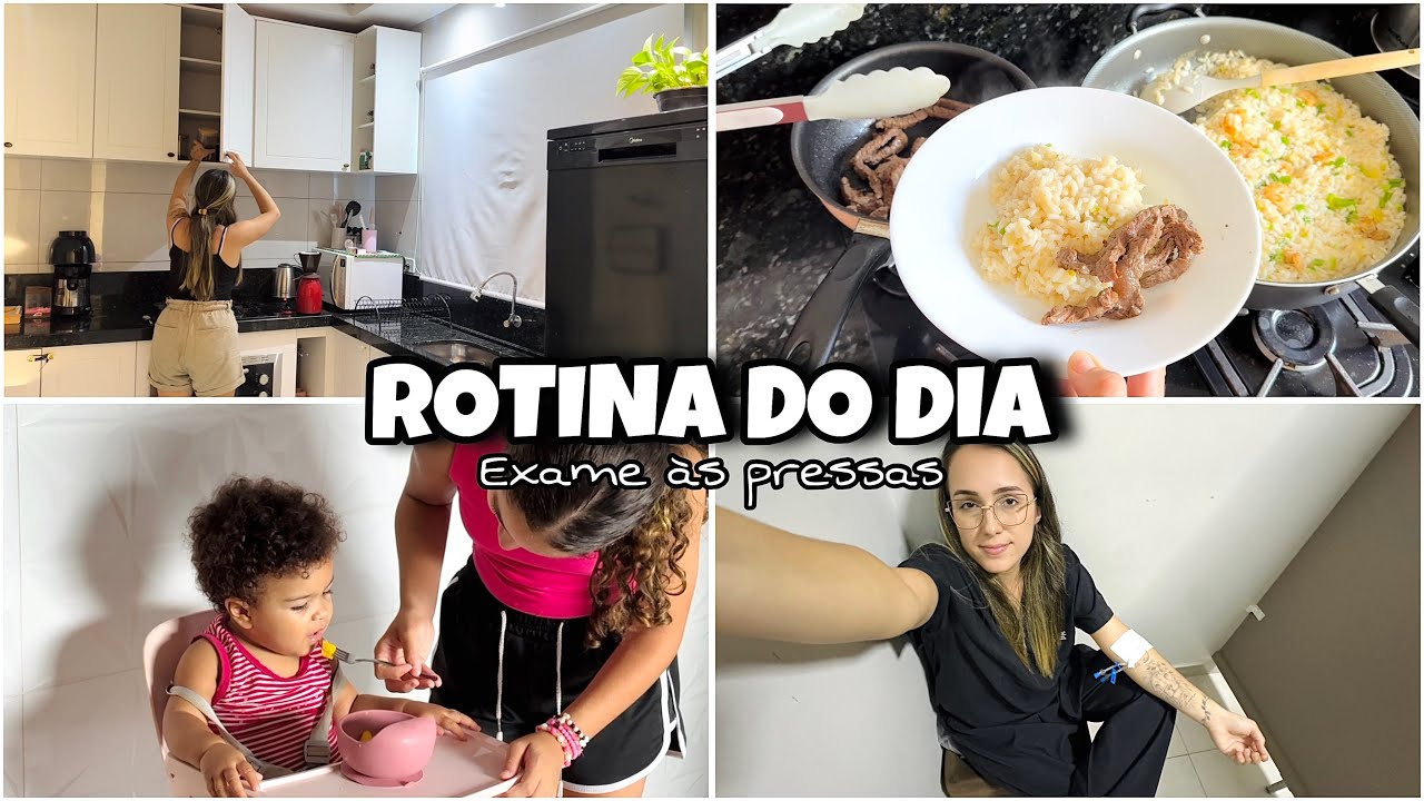 Muita dor, fiz exame da cabeça as pressas / minha rotina do dia, almoço simples e gostoso 🤤 