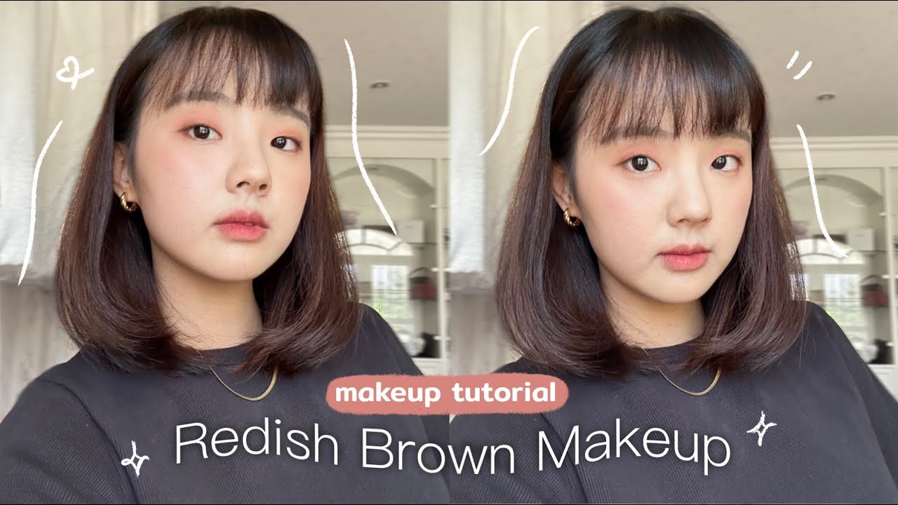Redish Brown Makeup แต่งหน้าโทนน้ำตาลแดงๆ จากหมวยให้ดูคูล 🤣 | Dearkiko