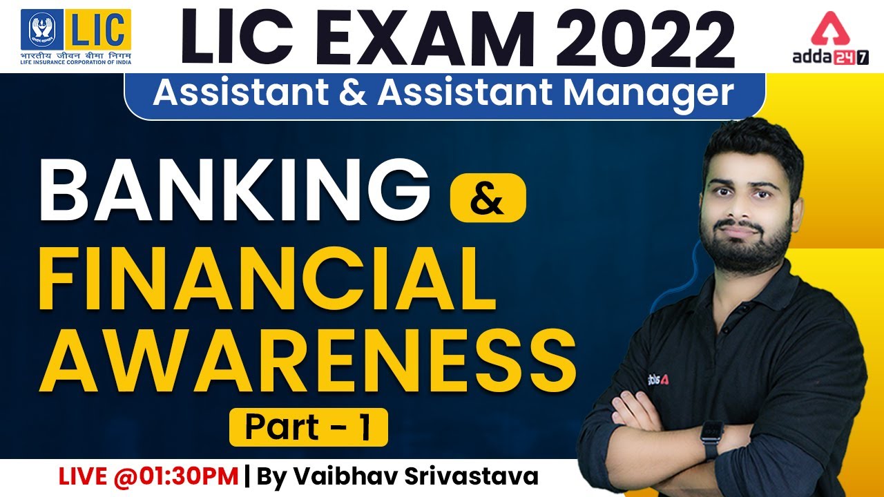 LIC HFL Recruitment 2022 | Banking and financial Awareness part 1 | by Vaibhav Srivastava