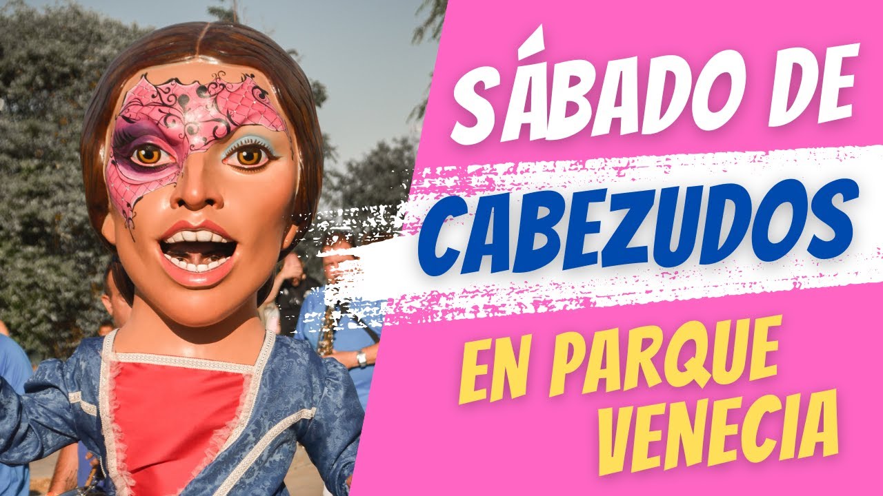 Tarde de SÁBADO de CABEZUDOS en PARQUE VENECIA 🏃✅  | 1/7/23