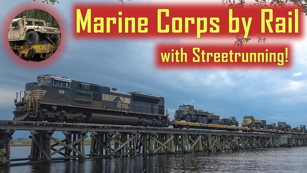 Chasing a Camp Lejeune Military Train across Coastal Carolina