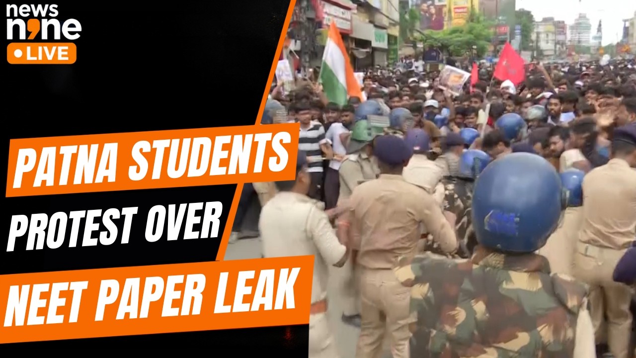 NEET Paper Leak Protest: AISA Students Stage Protest at Patna's JP Roundabout | News9