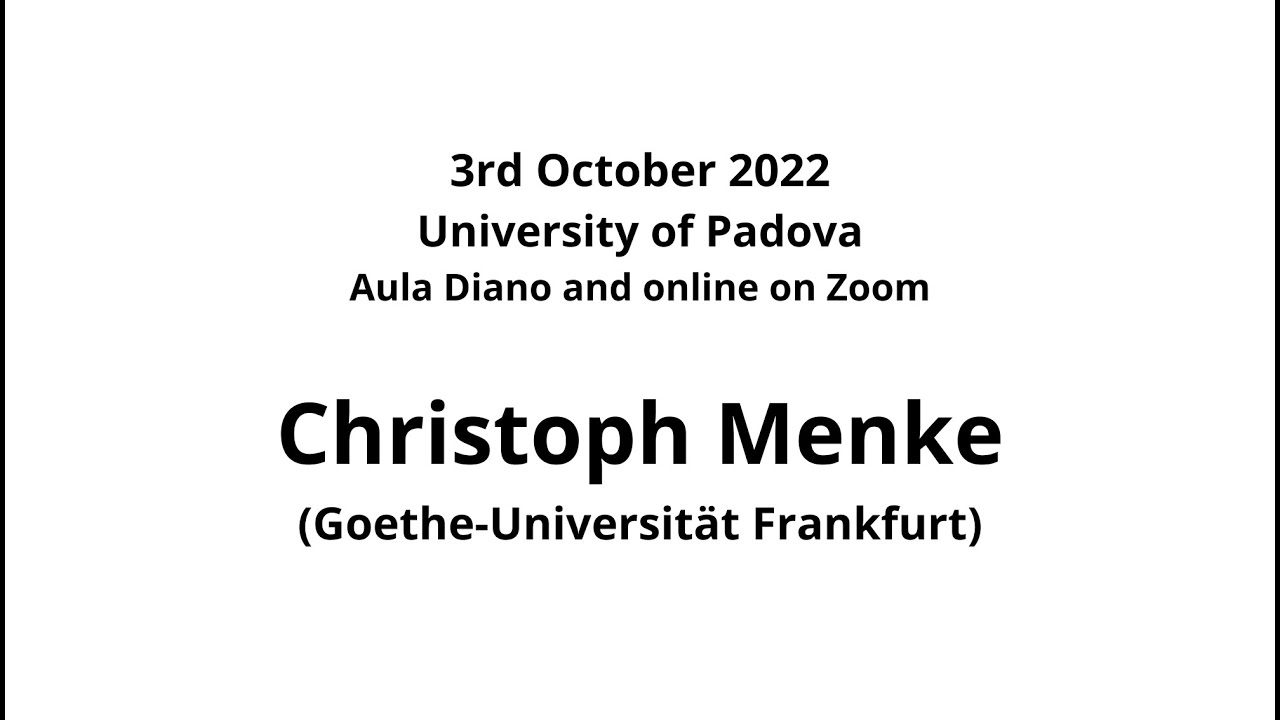 hegelpd-prize 2021: Book Discussion with Christoph Menke
