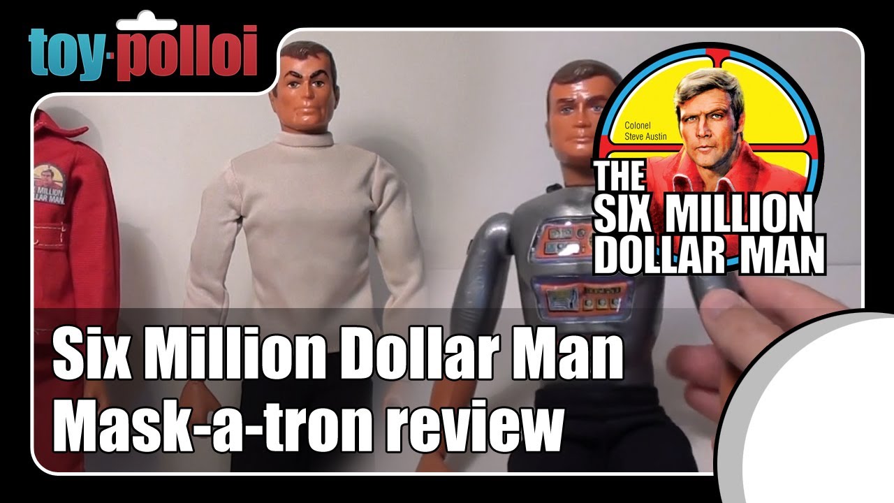 Обзор винтажной игрушки — Mask-a-tron — Six Million Dollar Man