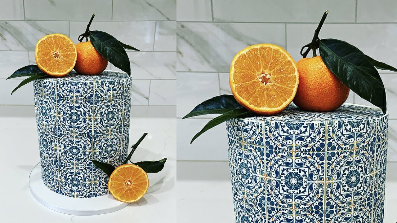 Tile cake technique made with fondant | Cake decorating tutorials | Sugarella Sweets