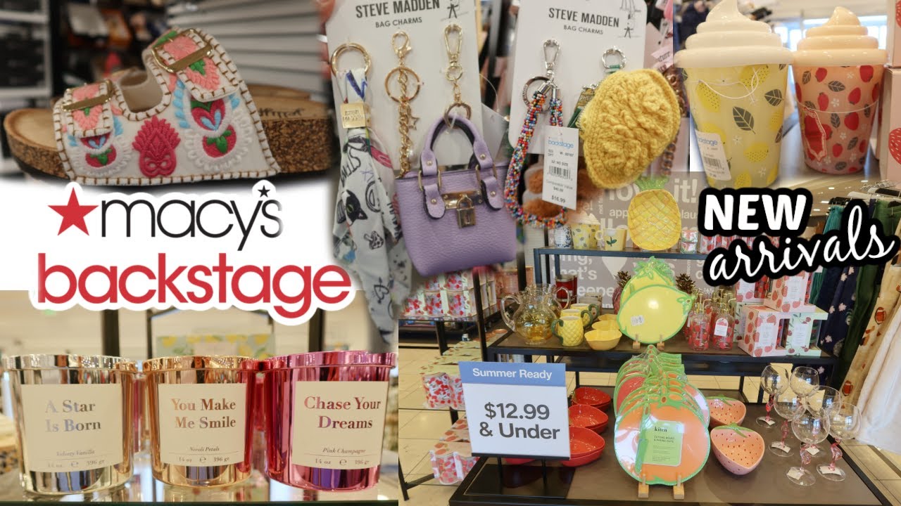 MACY'S BACKSTAGE * CLOTHING/PURSES/BAG CHARMS & MORE