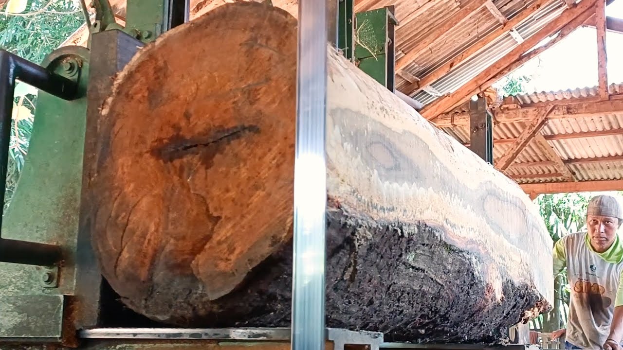 Sawing logs is extreme with no room for error