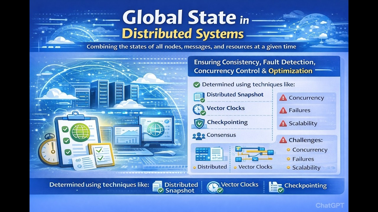 Global State of Distributed System in Distributed Computing and Communication Design Principles