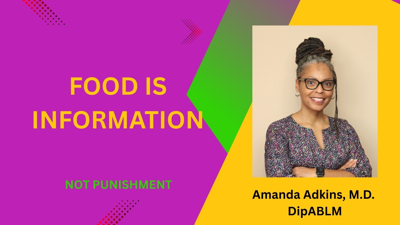 Food Is Information, Not Punishment