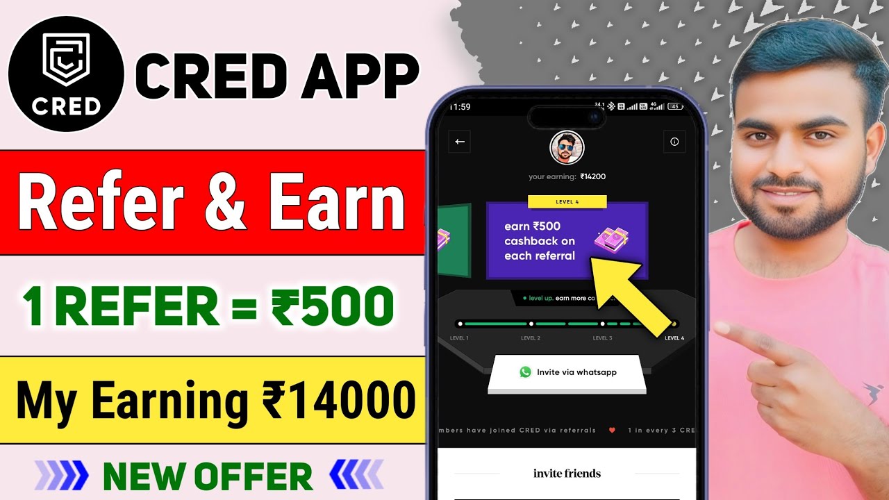 How to Refer and Earn on Cred App? How to Refer to Cred App