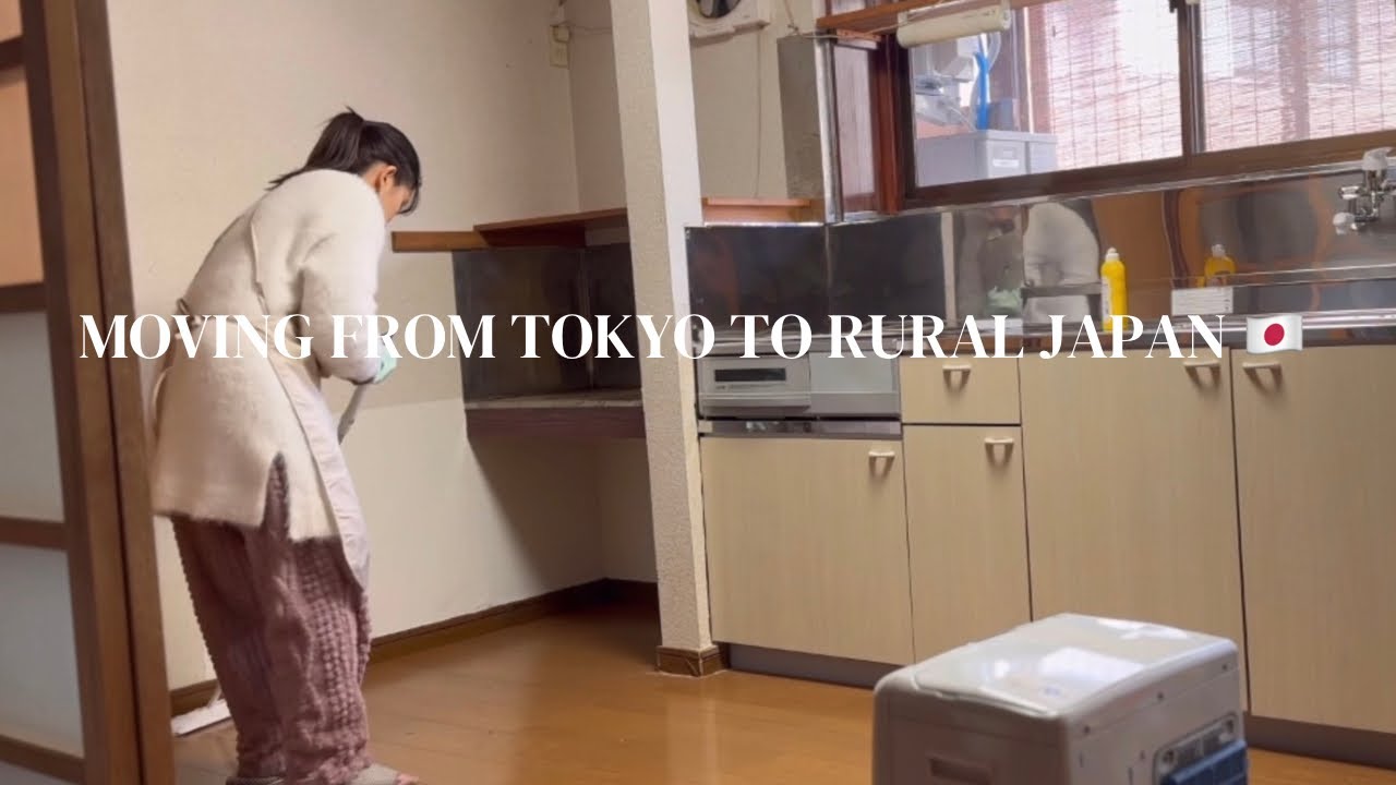 Moving from Tokyo to Rural|Cleaning and what i buy for my new home|#rurallife #dailyvlog 