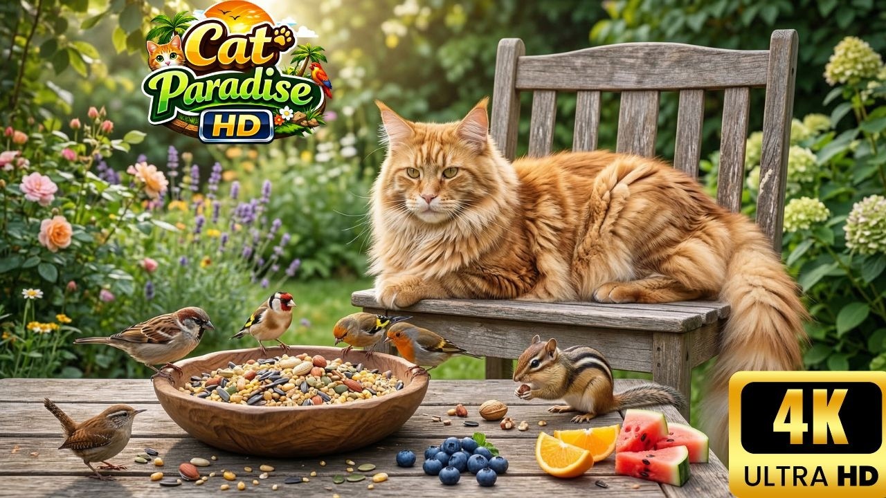 #CatTV #ВидеоДляКошек #ПтицыДляКошек #КошачьеТВ #РазвлеченияДляКошек
