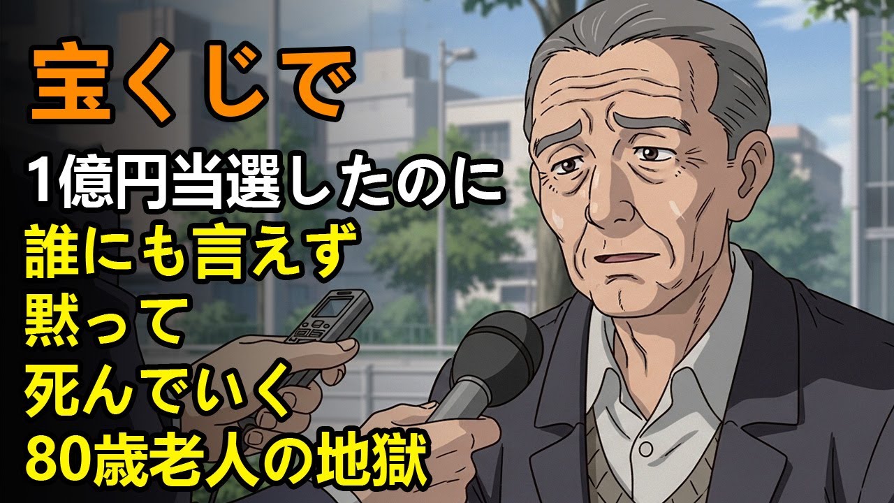 宝くじで1億円当選したのに誰にも言えず、黙って死んでいく80歳老人の地獄