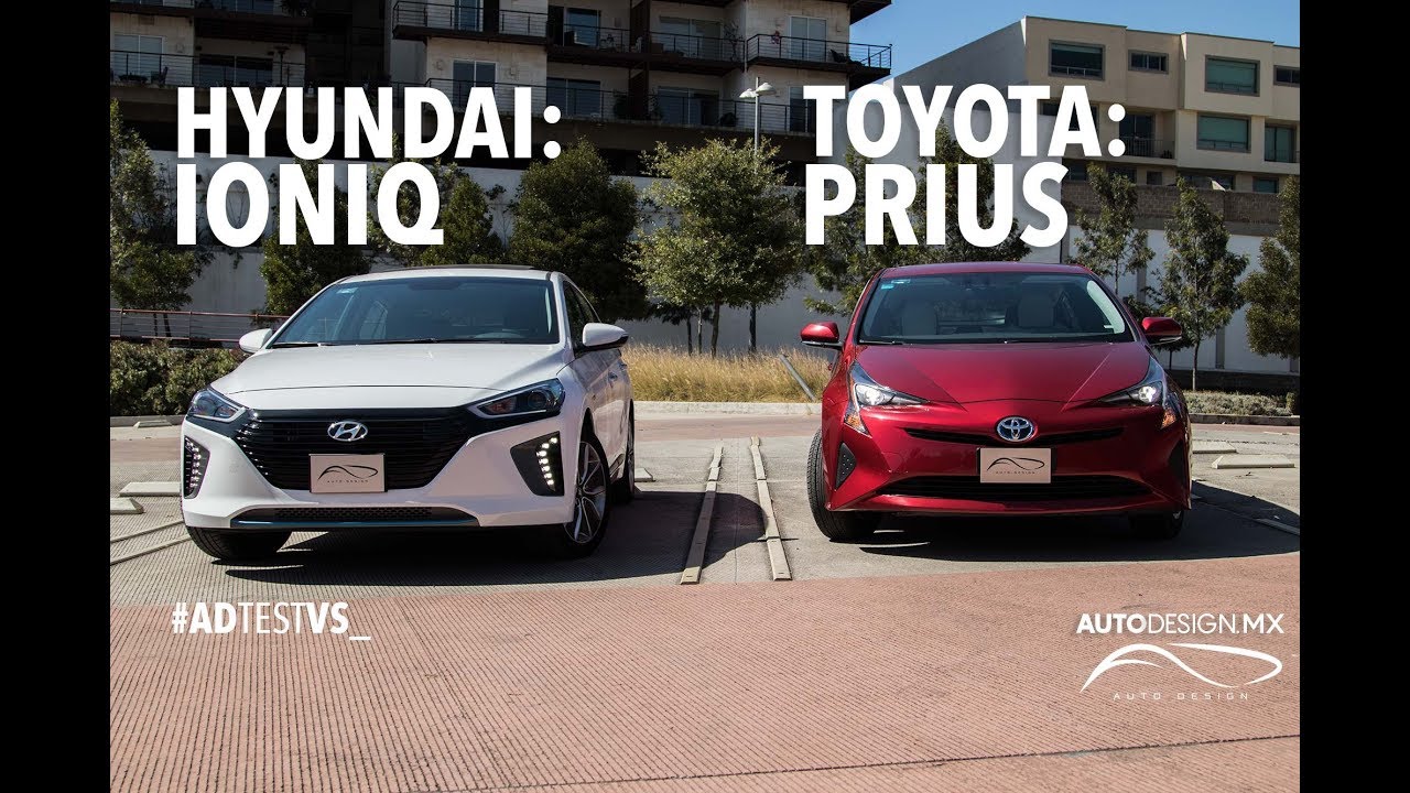 Duelo de híbridos: Toyota Prius VS Hyundai Ioniq #ADTestVS