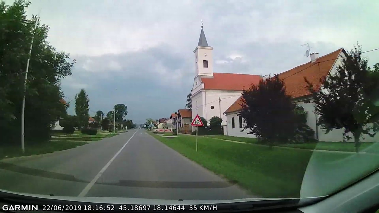DRIVE #598: Đakovo-Kondrić-Trnava-Garčin-Slavonski Brod (Croatia) (timelapse 4x) *Read Description*