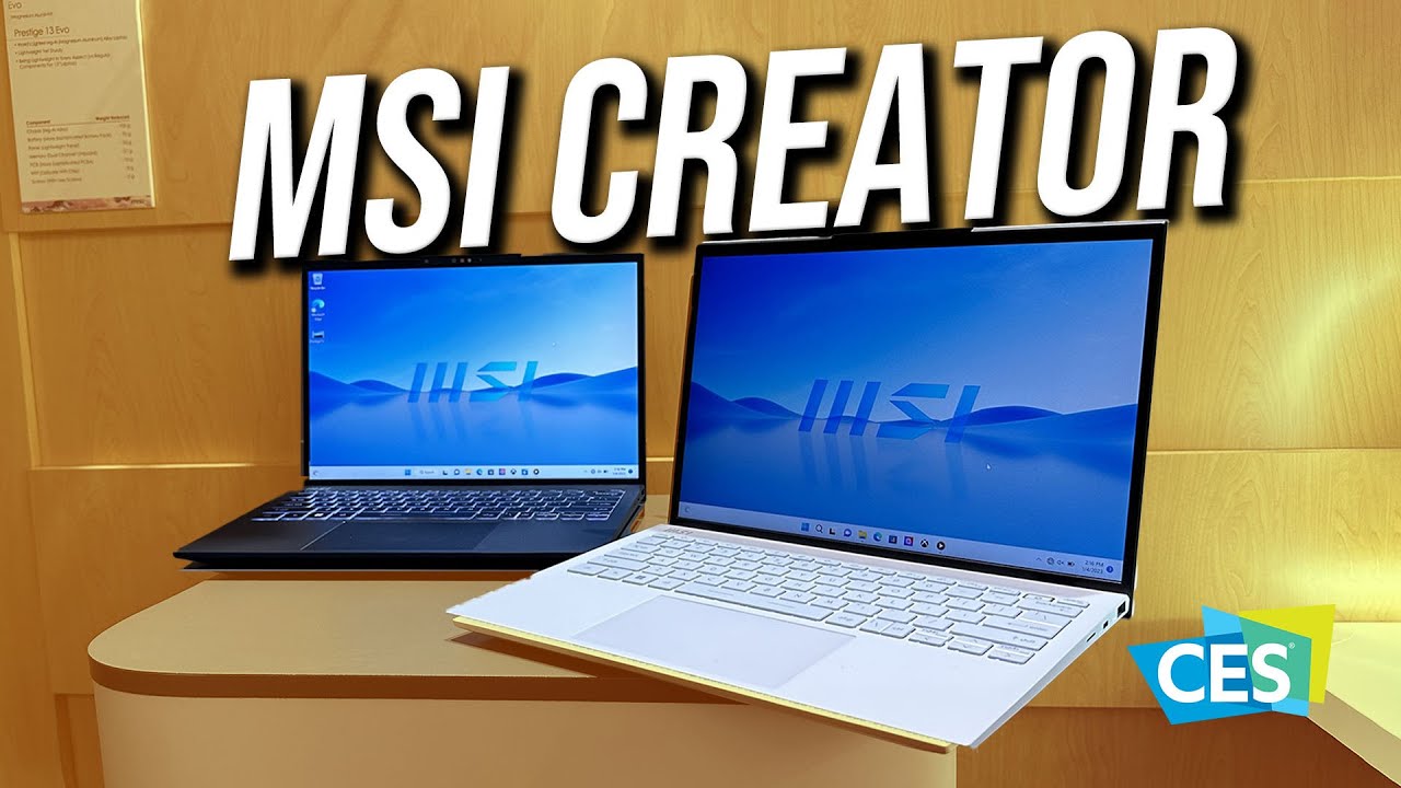 MSI CREATOR, PRESTIGE E MODERN: al CES 2023 i notebook per creator e produttività