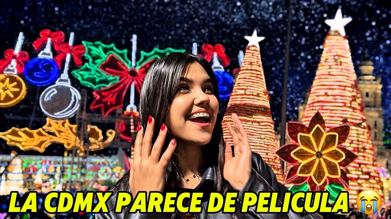 Así se vive la Navidad en el Zócalo de CDMX 🇲🇽 | Nunca había vivido algo así 😭