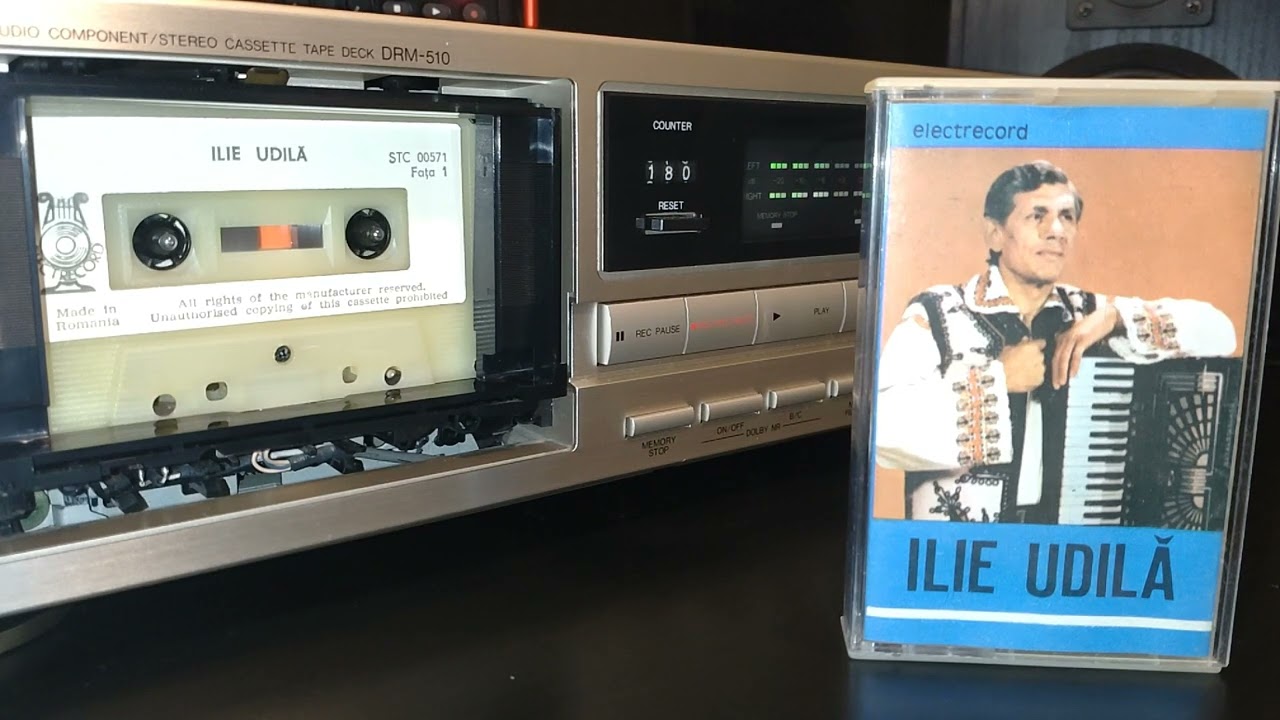Ilie Udilă - Cîntece Lăutărești Acordeon (1989) - Caseta Audio - Full Album - Electrecord STC 00571