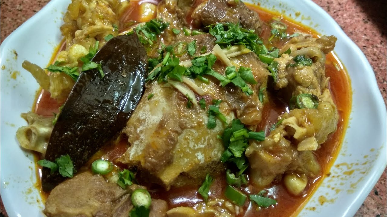 Siri paya recipe-winter special recipe/mutton trotters and goat head recipe/paya Siri recipe