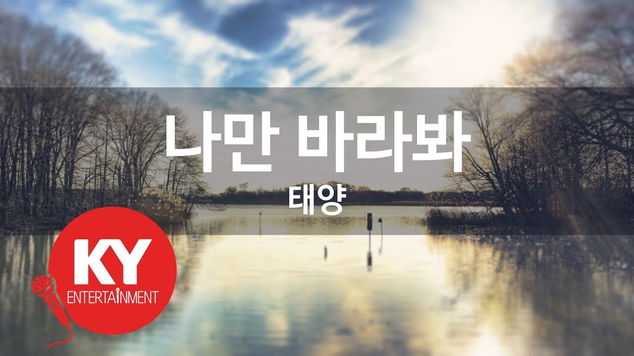 [KY ENTERTAINMENT] 나만 바라봐 - 태양 (KY.46306) / KY Karaoke