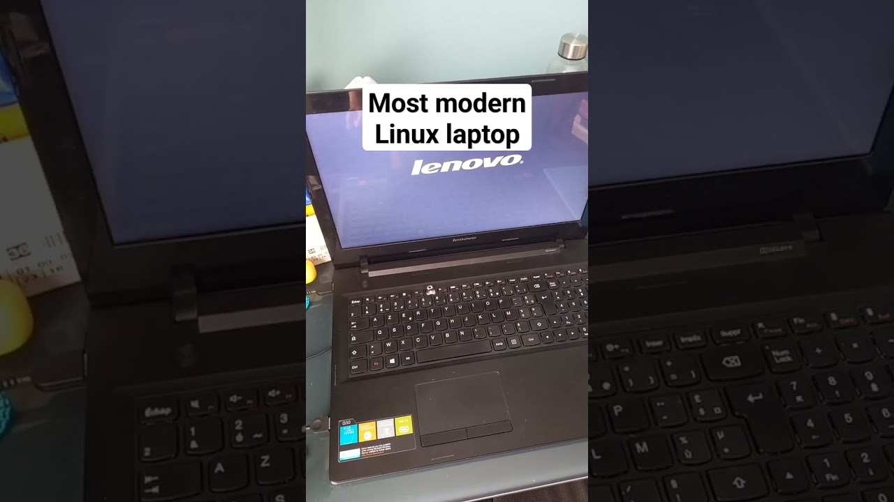 Most modern Linux laptop (It's a joke)#laptop #linux #ubuntu