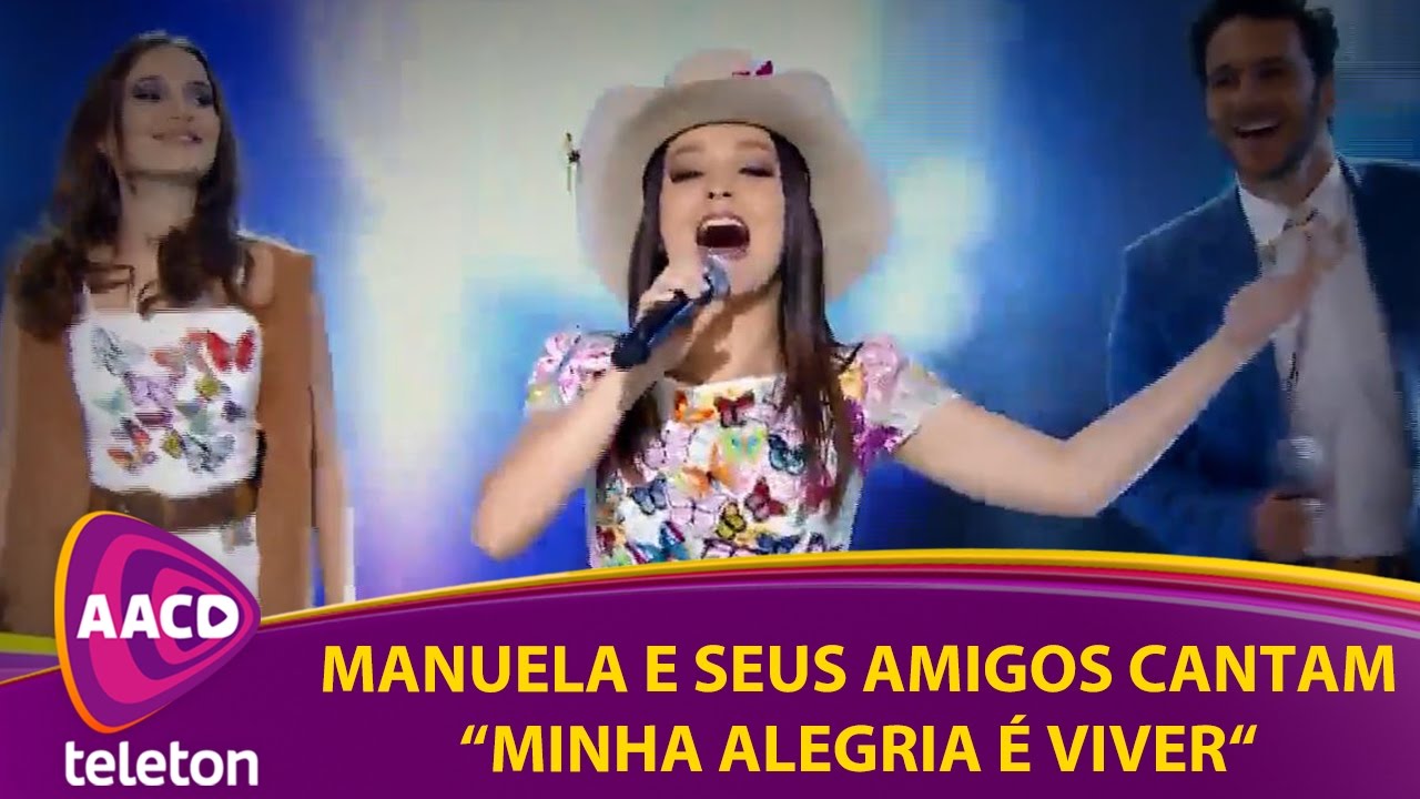 Teleton 2016 - Manuela e seus amigos cantam 