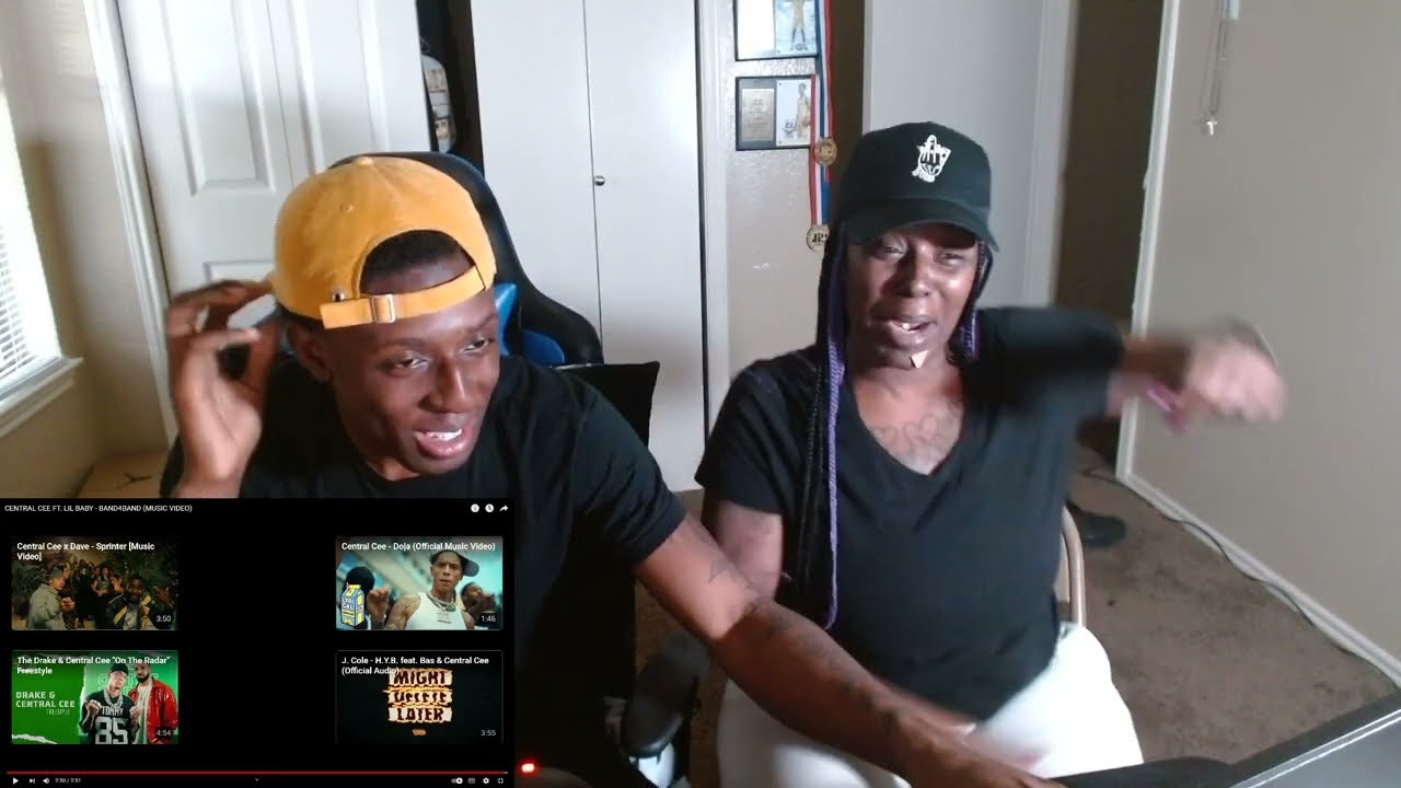 CENTRAL CEE FT. LIL BABY - BAND4BAND (MUSIC VIDEO) |MOM REACTION|