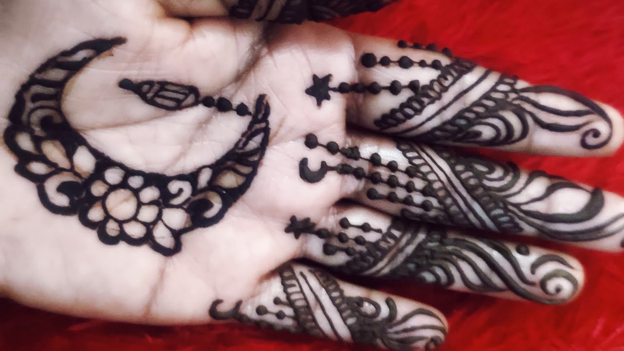 New moon mehandi## design# @sabanaazmi 6262the design# and styles mehandi