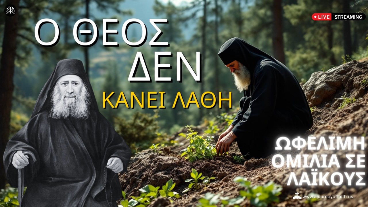 ✨🙏Ο Θεός δεν κάνει λάθη Γερ Ιωσήφ Βατοπαιδινός - Γέροντας Ιωσήφ Βατοπαιδινός † 💫