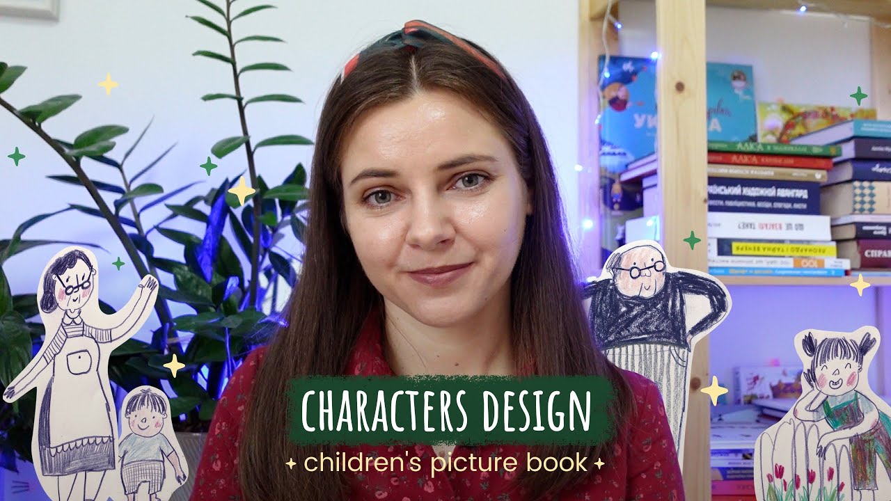 My process of creating characters for a children's picture book 📕 ✨ #childrenspicturebook