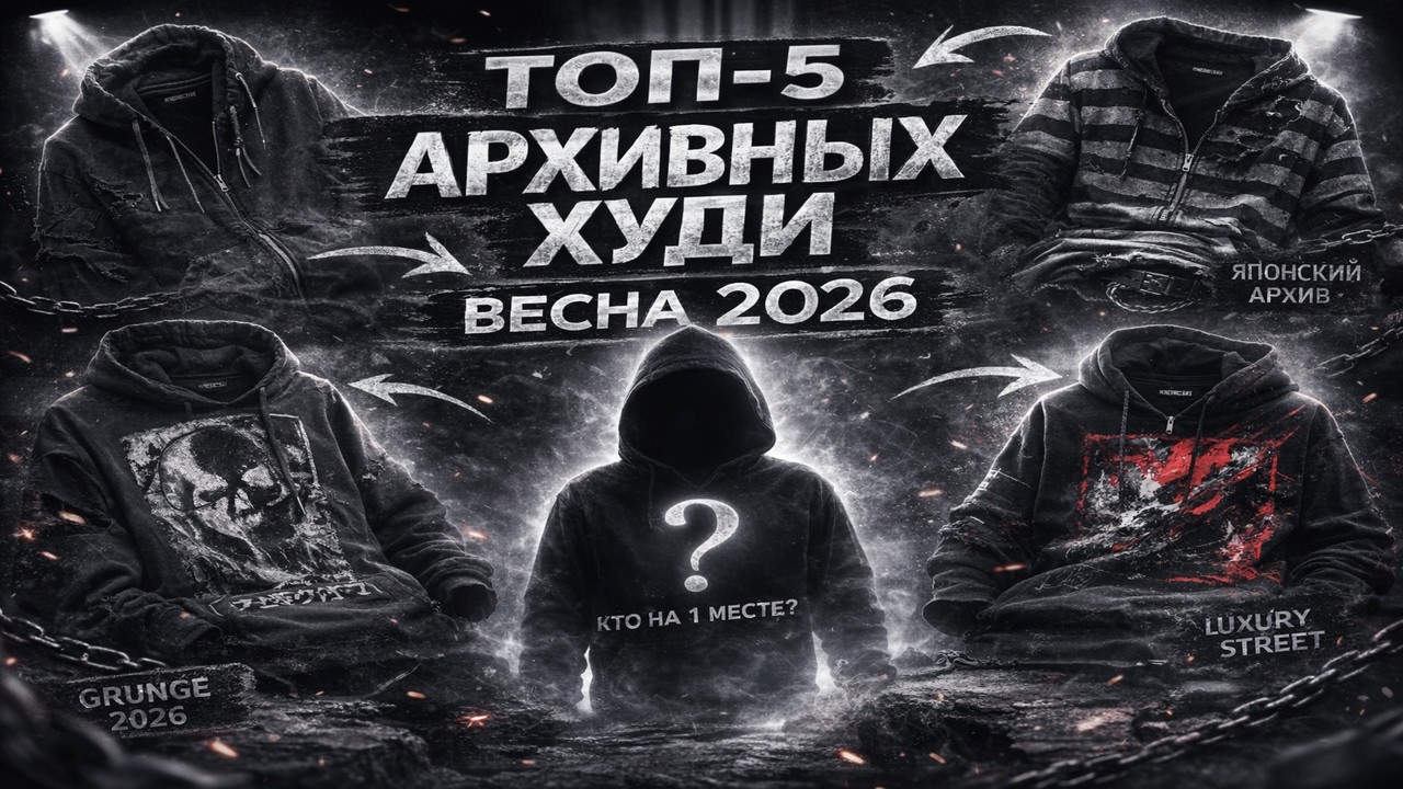 ТОП 5 АРХИВНЫХ ХУДИ НА ВЕСНУ 2026