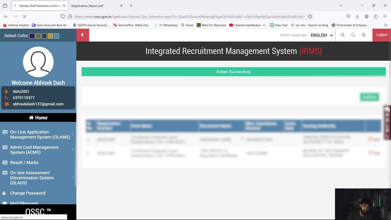 OSSC CGL Online Registration Step by step Process II How to apply OSSC CGL 2024
