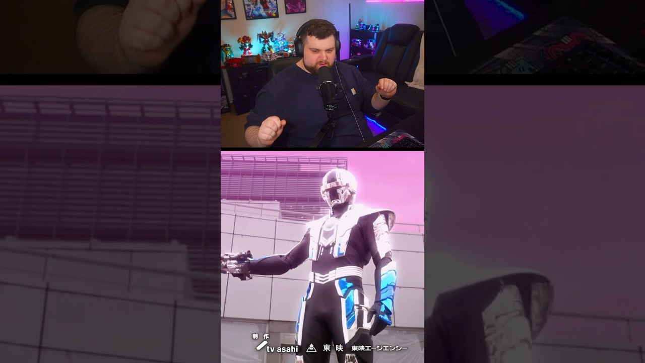 SUPER SPACE SHERIFF GAVAN BUSHIDO FIRST HENSHIN FULL REACTION