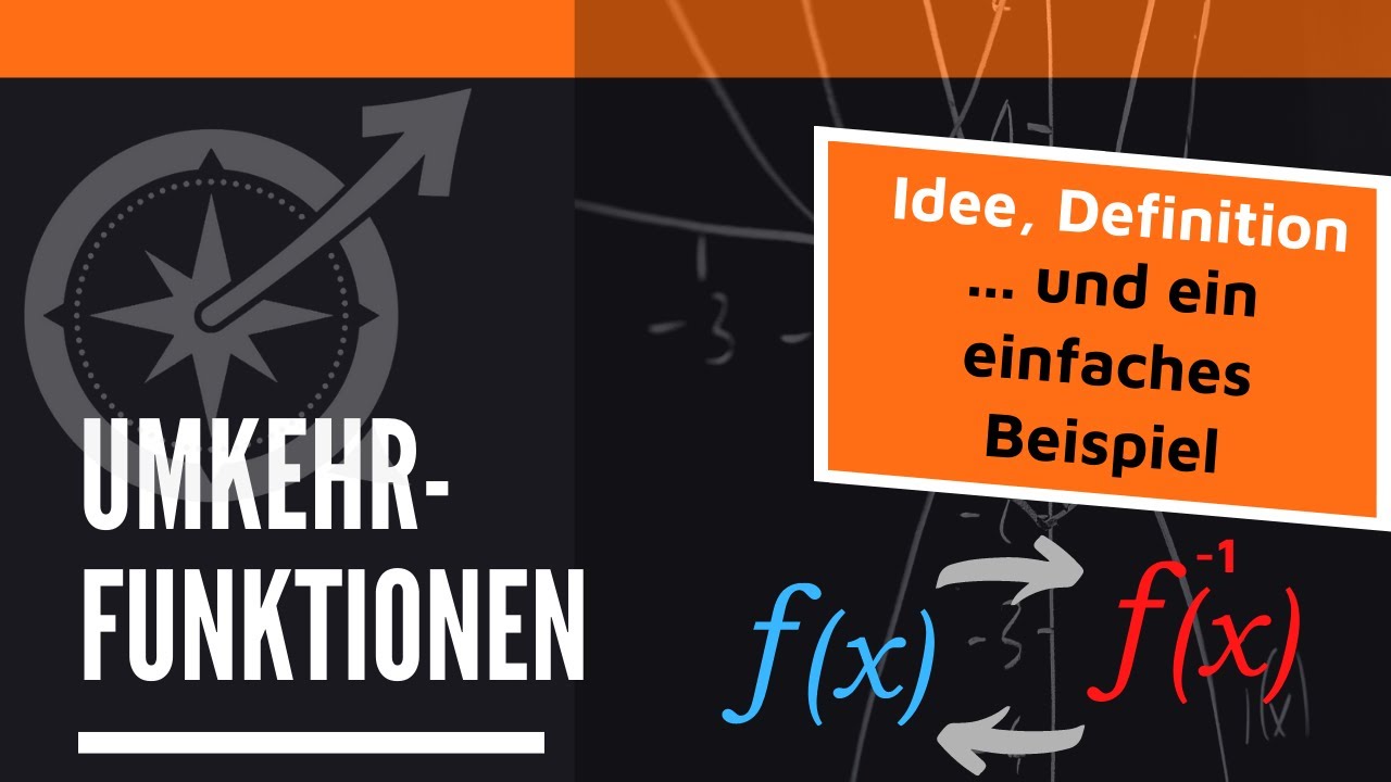 Was sind Umkehrfunktionen, was bedeutet umkehrbar? (Beispiel) | LernKompass - Mathe einfach erklärt