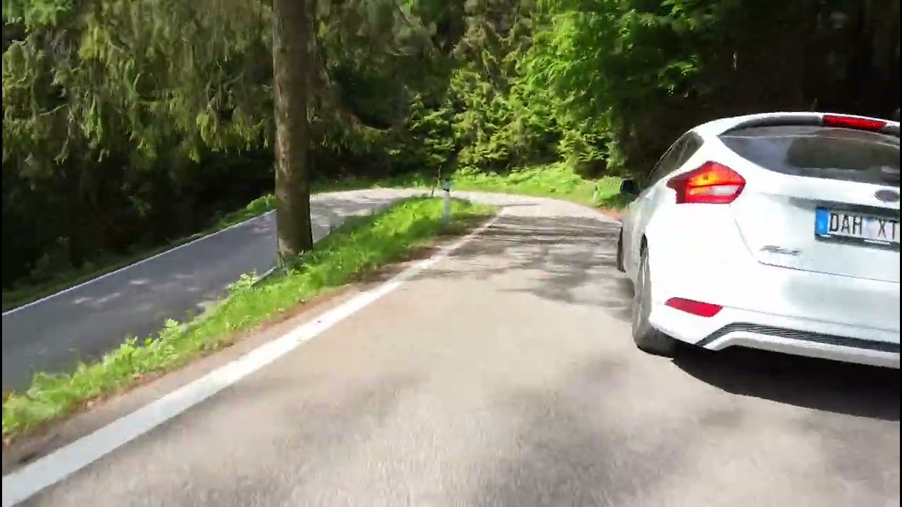 Passo Santa Barbara, descent upper part