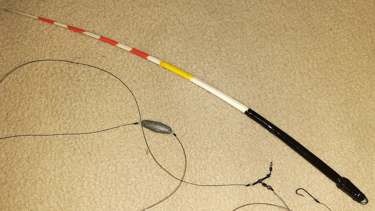 COMO HACER UNA BOYA DE CAÑÓN DE PLUMA PARA PESCAR PEJERREY