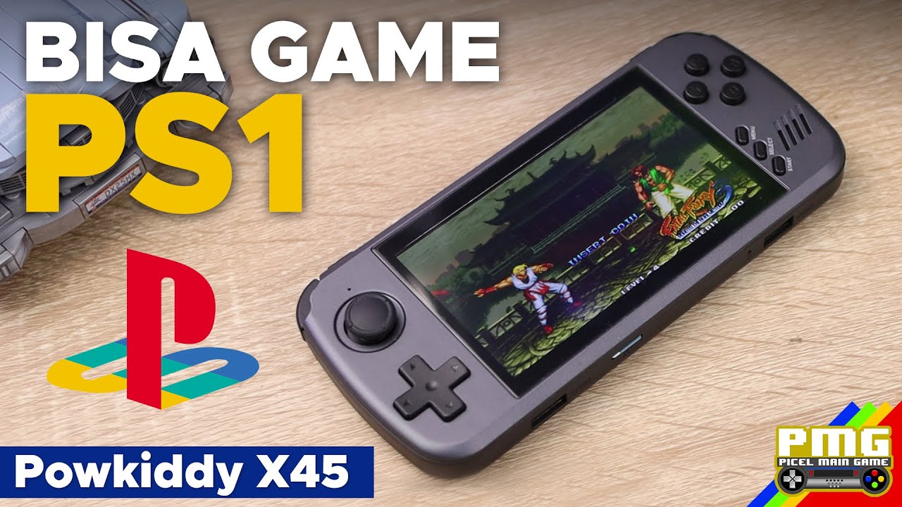 Bisa main PS1 di console ini loh! Powkiddy X45 Emulator Console Review Indonesia