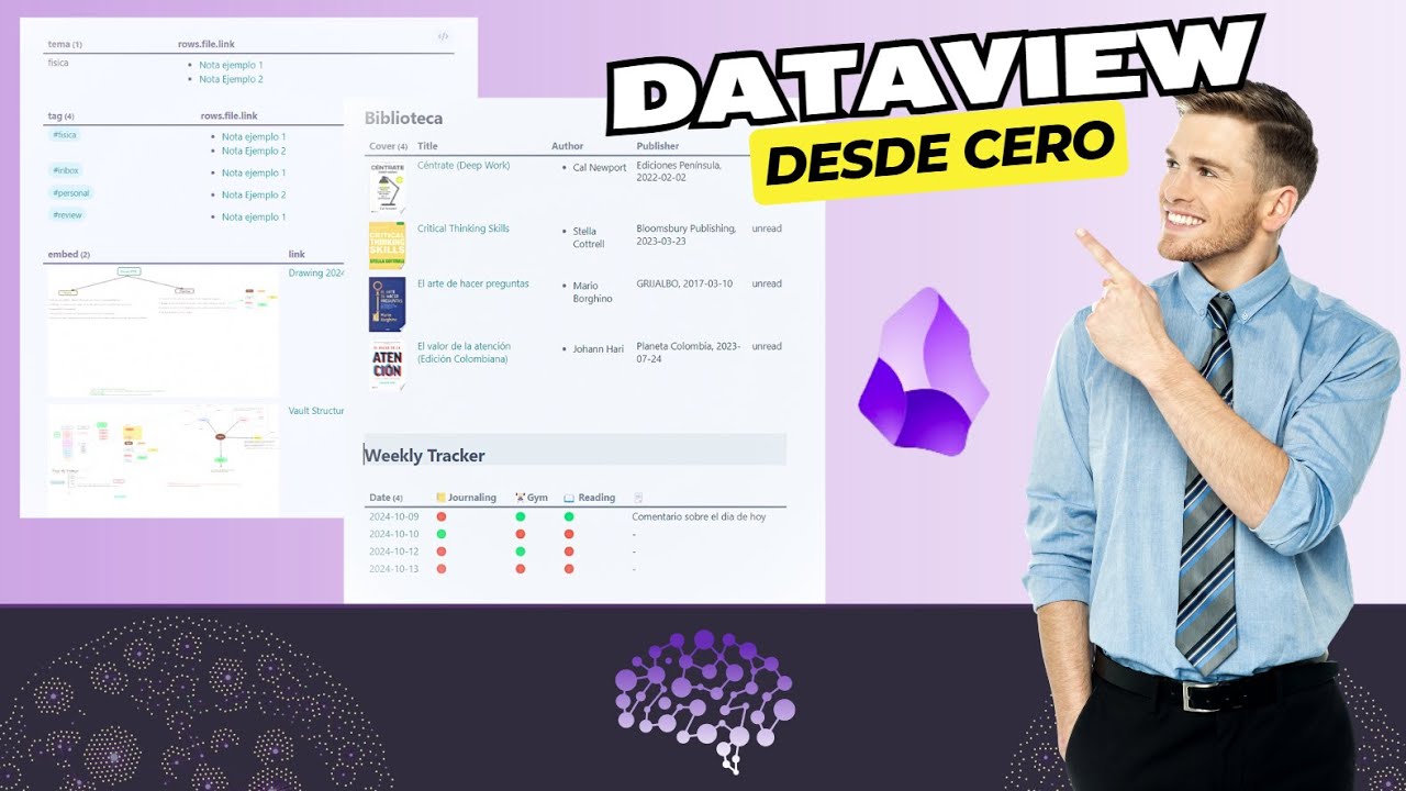 Guia Dataview en Obsidian: Cómo Crear Consultas y Ejemplos Prácticos