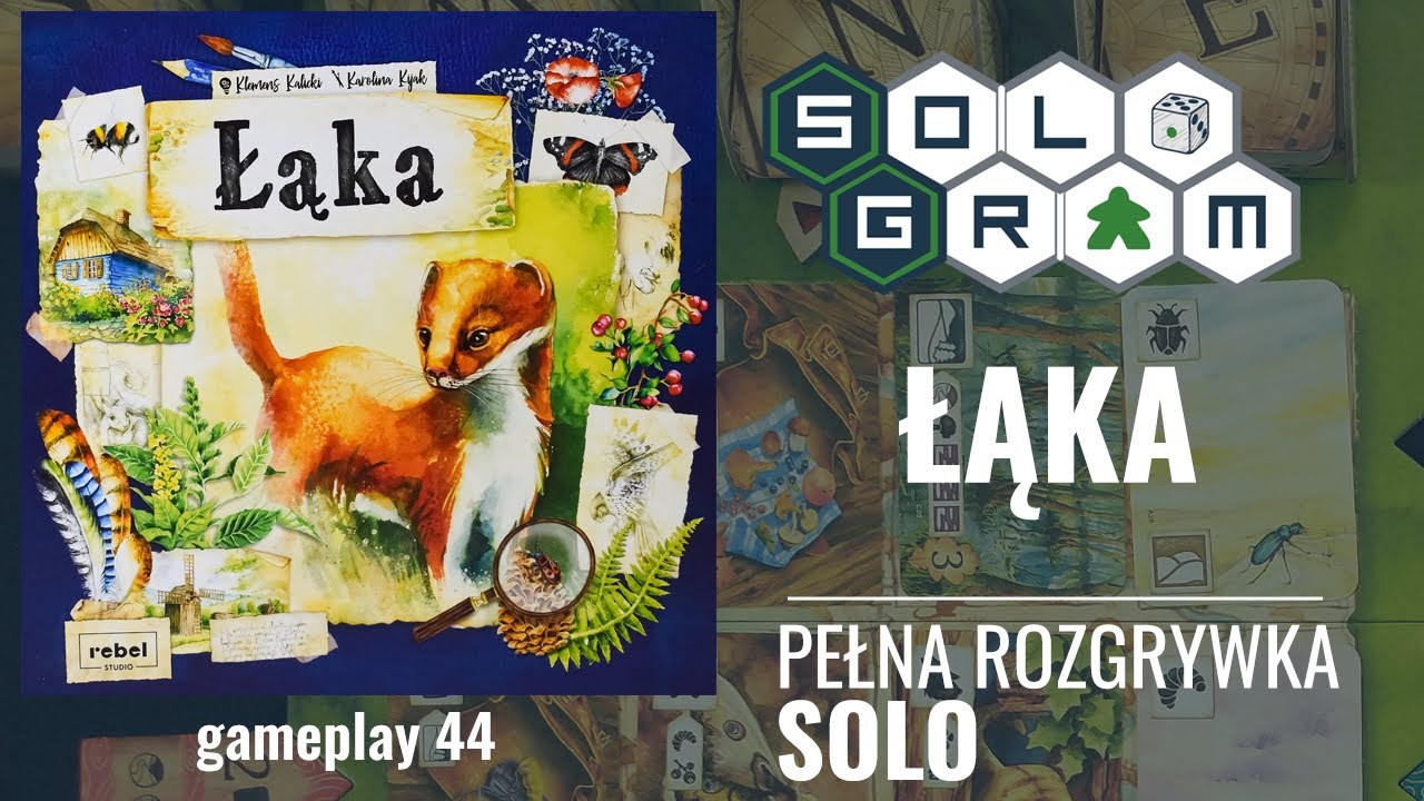 Łąka | pełna rozgrywka solo | zasady gry | gameplay 44