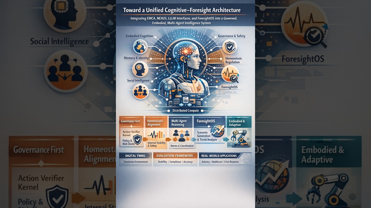 Toward a Unified Cognitive  (AI) Architecture: A Governed, Embodied, Multi Agent Intelligence System