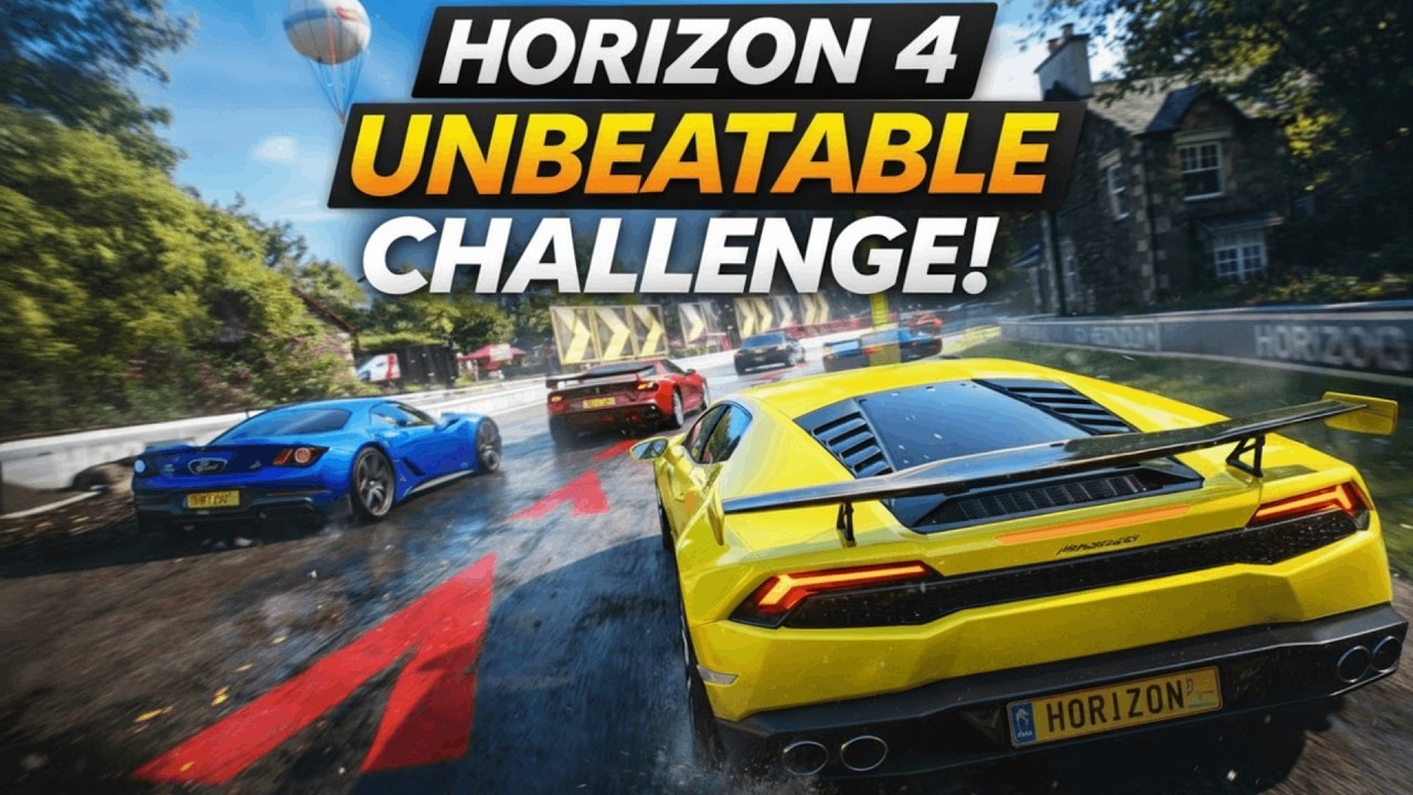 Forza Horizon 4 Difficulty Unbeatable Challenge Live 2026
