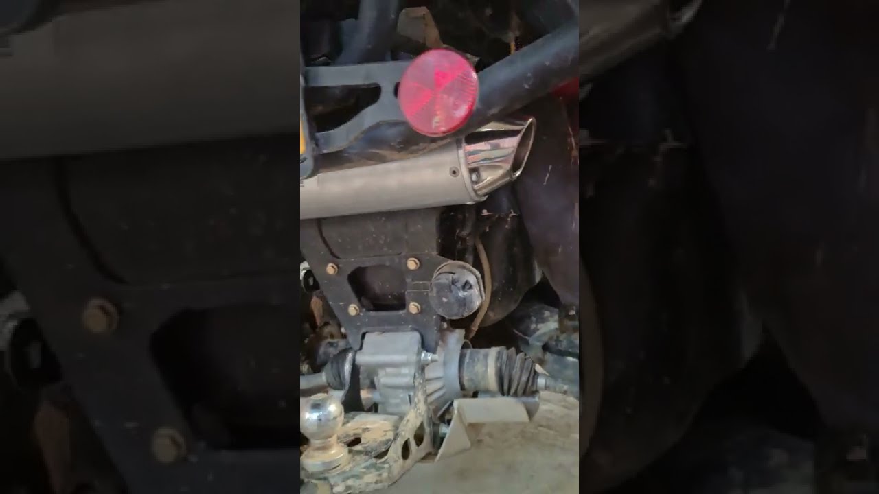 Upgrade..👉Stock exhaust 🆚️ HMF Performance on Can-am 570 Outlander..👀