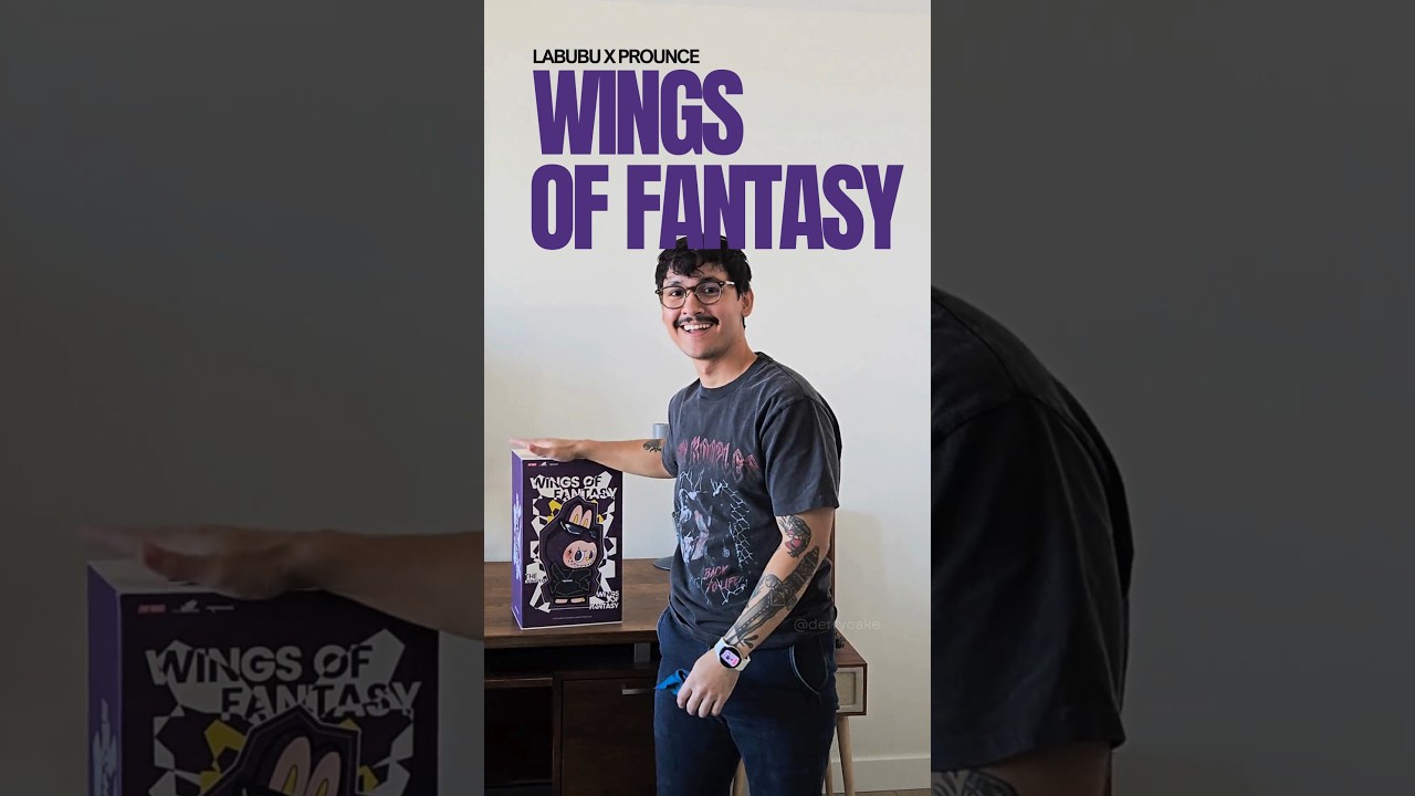 LABUBU UNBOXING GONE WRONG 👀💜 - LABUBU x PRONOUNCE WINGS OF FANTASY Plush #popmart #labubu