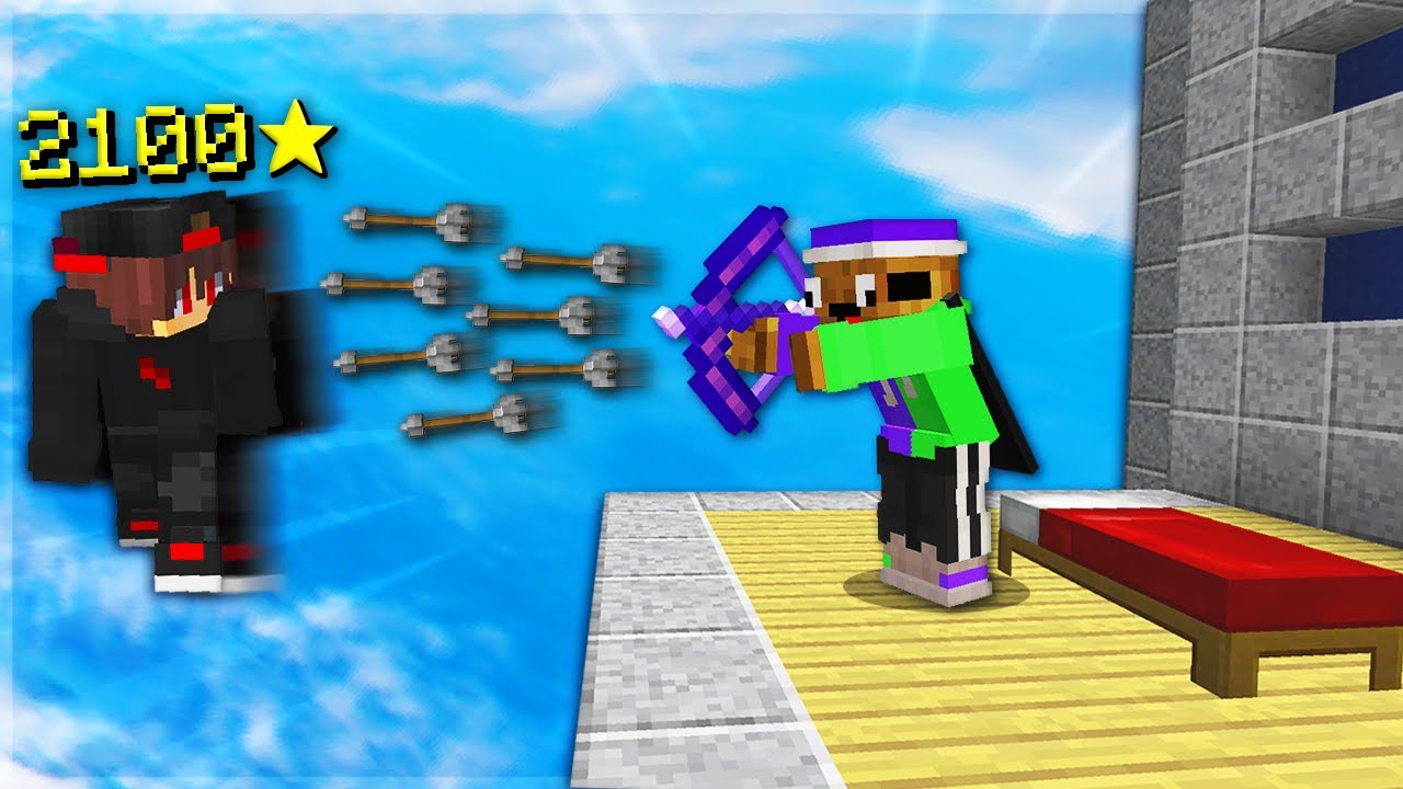 Infinity Bow Trolling the #1 Bedwars Player