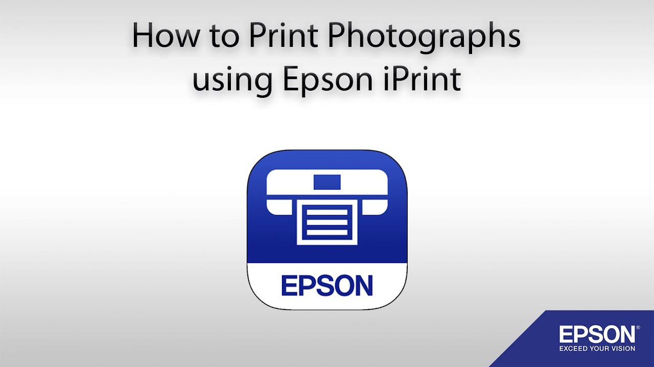 How to Wireless Print Photographs using Epson iPrint